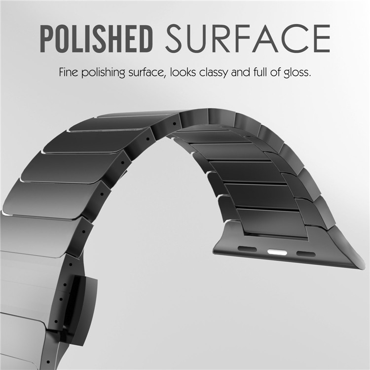 Dây đeo thép không gỉ thích hợp cho đồng hồ thông minh apple watch series 6 / se / 5 / 4 / 3 iwatch 44mm 42mm 40mm 38mm