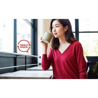 Áo len lông cừu Merino Ùni.q.lo Nhật