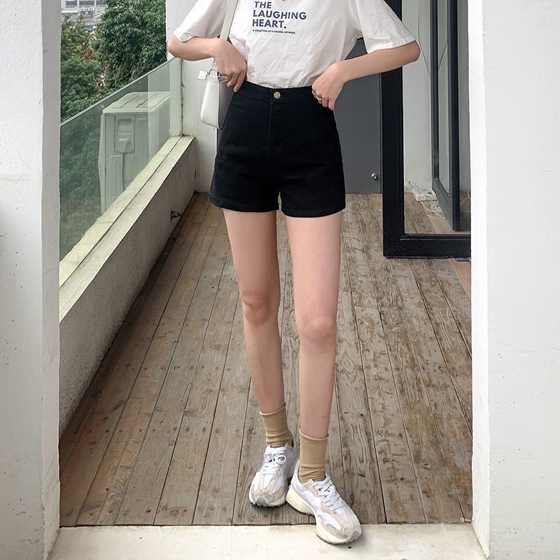 Quần short COZOKC lưng cao thời trang Hàn Quốc dễ phối đồ