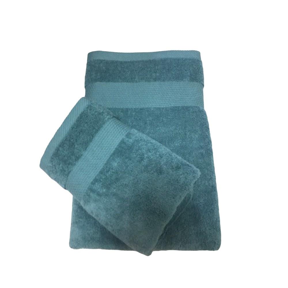 HomeBase HLS Khăn cotton TWILL Thái Lan W152.4xD0.5xH76.5cm màu xanh lá