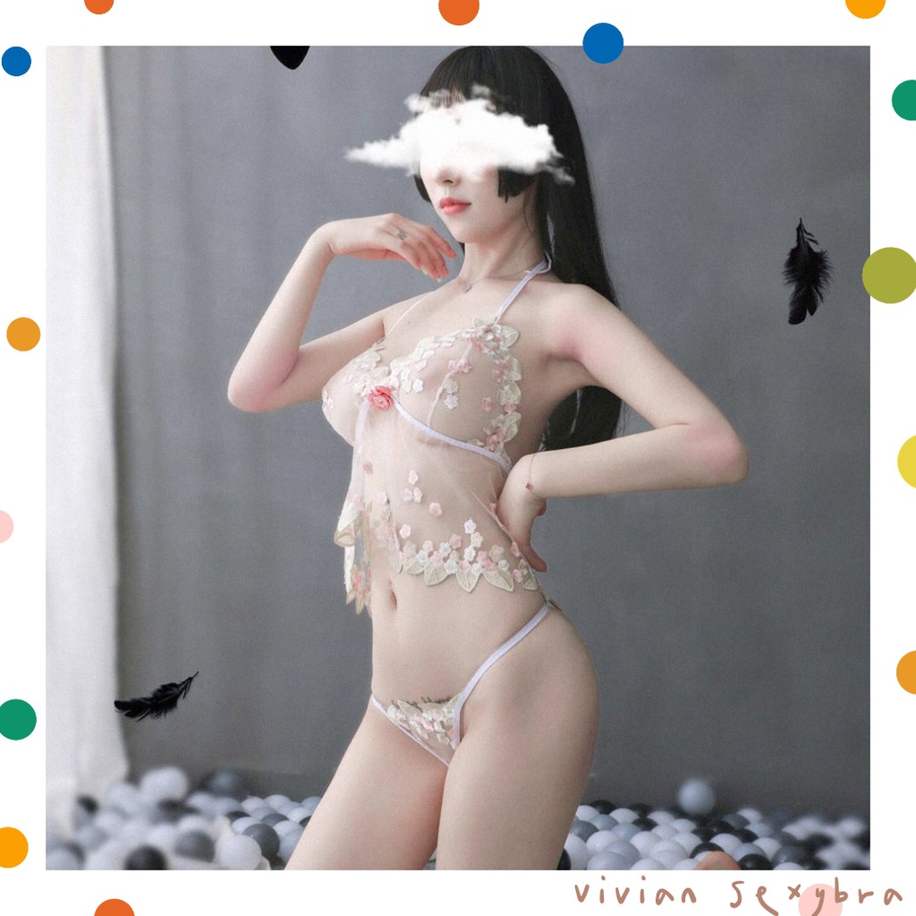 😘Sexy Đồ Ngủ❤️hai dây phố 2 Dây Sexy Dễ Thương Và Quần Lót---Freesize 40-65kg---006 | BigBuy360 - bigbuy360.vn