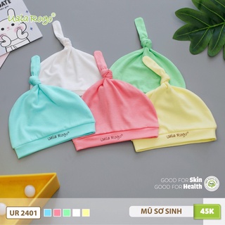 Mũ sơ sinh petit uala rogo ur2401 - trắng