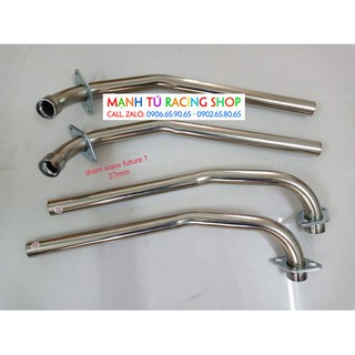 Cổ pô xe wave inox 304 phi 27mm - cp1169