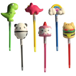 Đồ Chơi Xốp Squishy Giảm Stress Hình Cây Bút Bi Dễ Thương Cho Bé