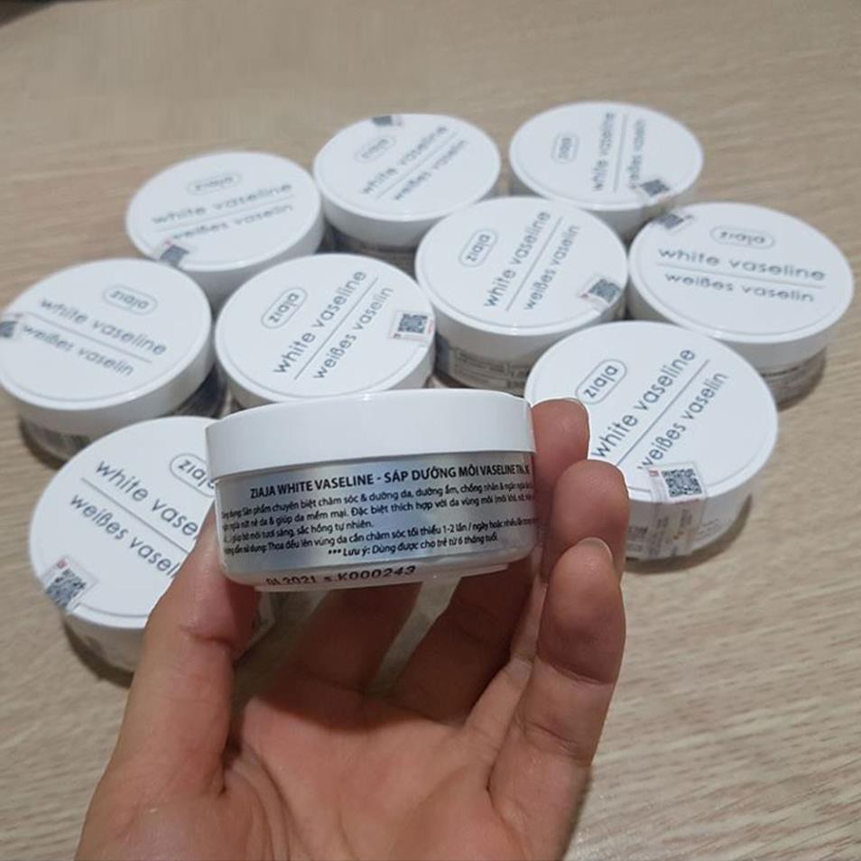 Chiết khấu SÁP ĐA NĂNG VASELINE BẢO VỆ GIỮ ẨM, DƯỠNG DA, MÔI, MÓNG TAY CHÂN - ZIAJA WHITE VASELINE 30ML