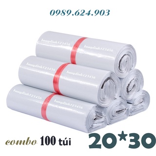 Túi gói hàng túi niêm phong tự dính size 20*30 ( túi dán miệng )