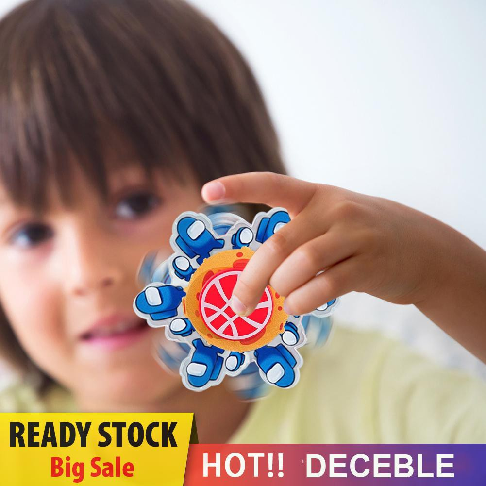 Pop It Fidget Đồ chơi Astronaut Pattern Hand Spinner Kid Fidget Spinner Anxiety Relief Stress Đồ chơi