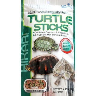 Hikari Turtle Sticks 120gram tích hợp 3 công dụng thức ăn cho rùa baba Nhật cao cấp
