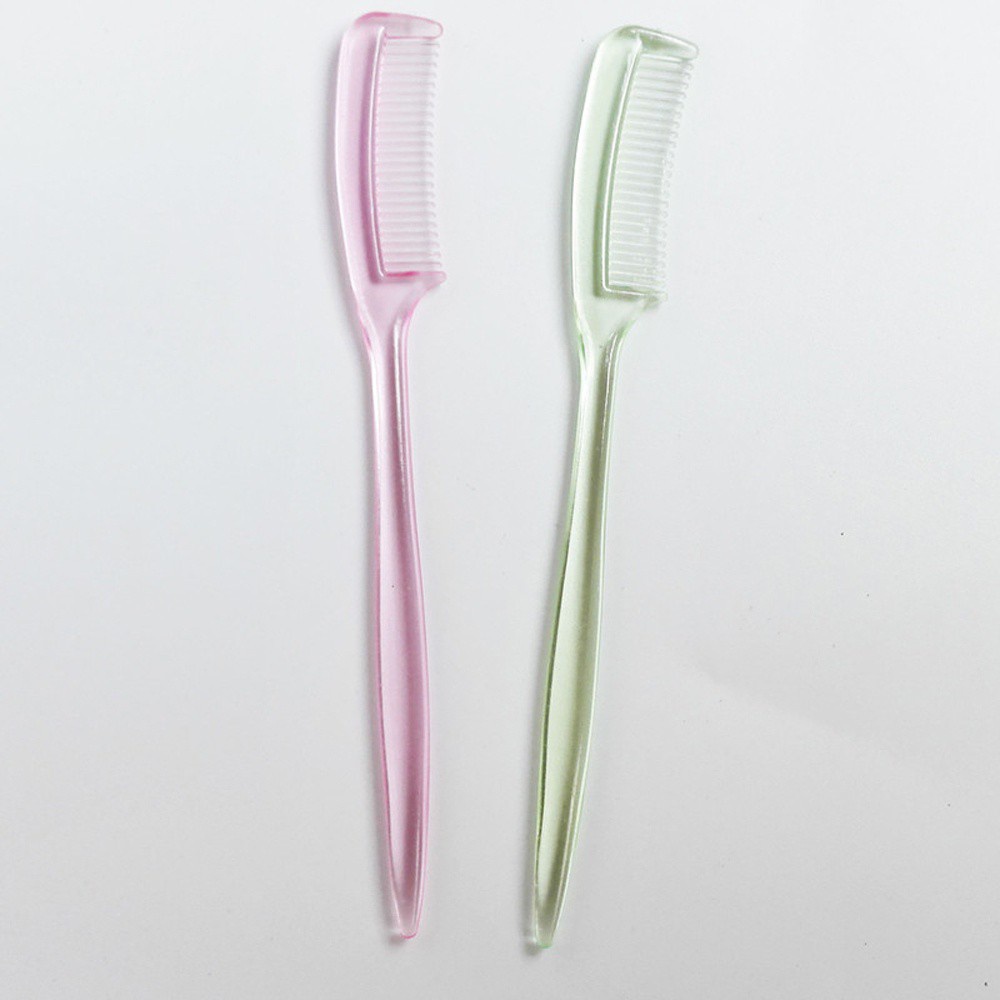 [Hàng mới về] Lược Chải Lông Mi Lông Mày Bằng Nhựa Trang Điểm Nhỏ Gọn Tiện Lợi Cho Nữ