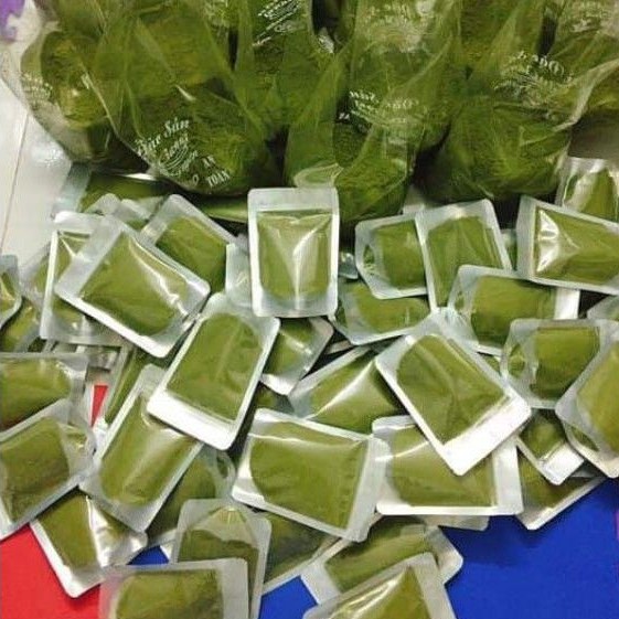 Bột trà xanh nguyên chất gói 100g handmade