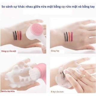 Cây rửa mặt 2 đầu tiện lợi