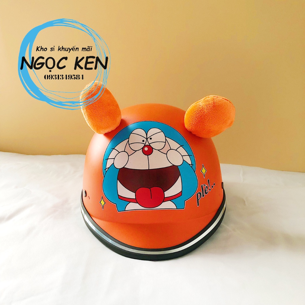Mũ bảo hiểm nửa đầu siêu nhẹ họa tiết dễ thương, đáng yêu cho bé – Ngọc Ken Shop