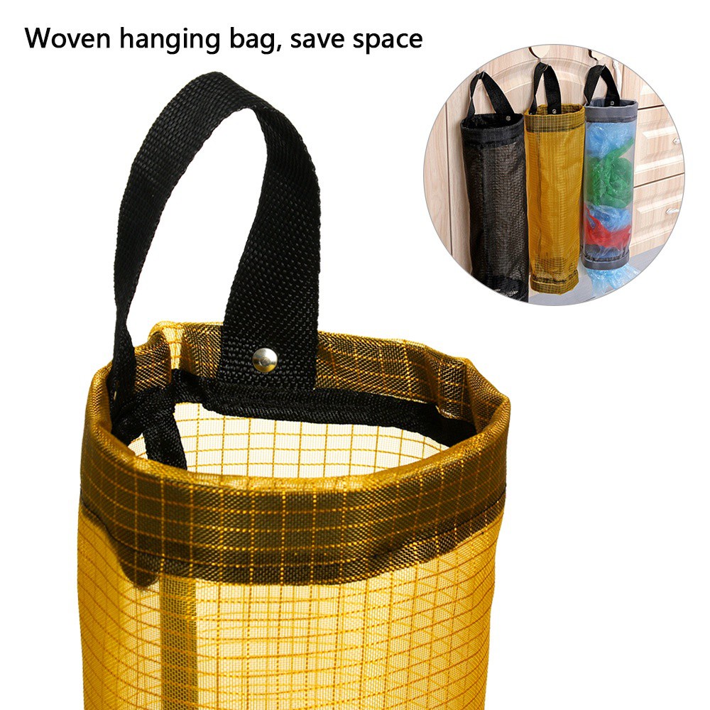 Túi vải lưới đựng bảo quần quần áo rau củ thoáng khí treo tường tiện dụng
