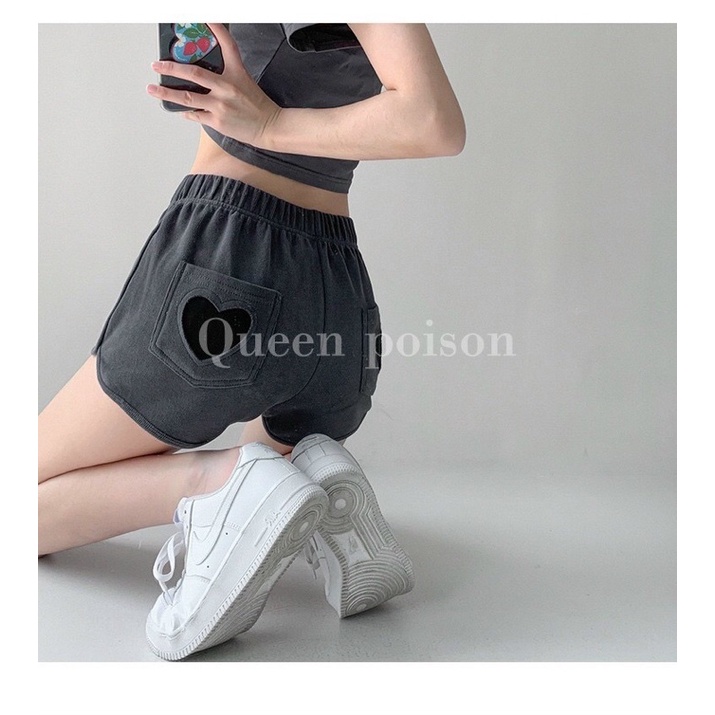 quần short tim⚡️FREESHIP EXTRA⚡️quần đùi chất bao phê