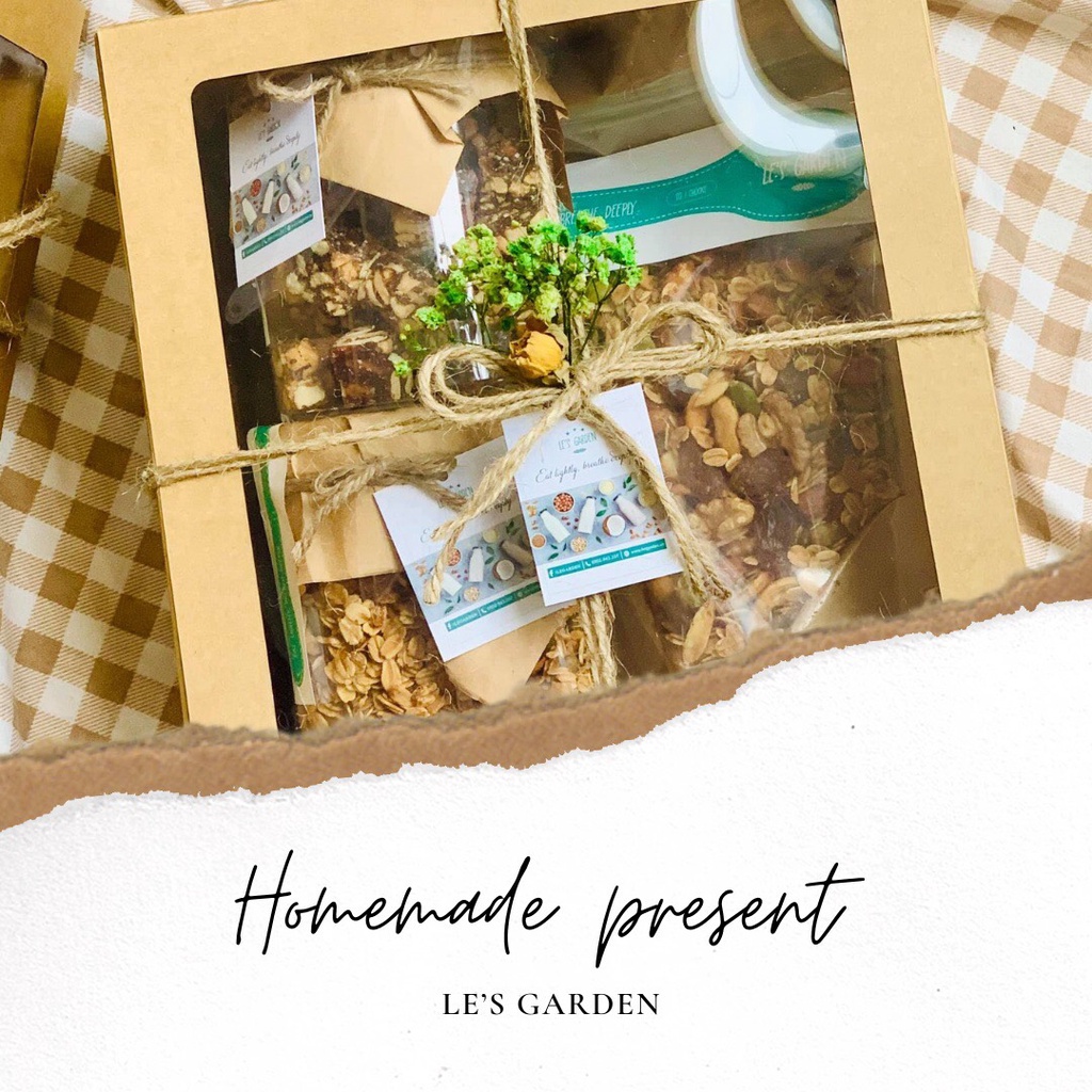 Set Quà Tặng Thực Phẩm Dinh Dưỡng Homemade Healthy Ý Nghĩa | BigBuy360 - bigbuy360.vn