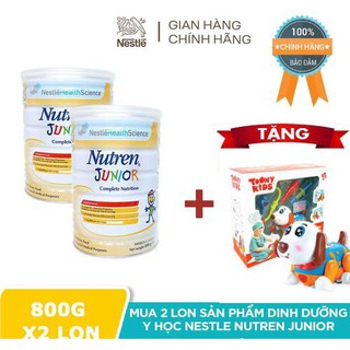 COMBO 2 LON Sản phẩm dinh dưỡng y học Nutren Junior - Lon 800g