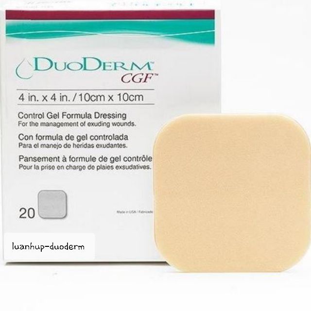 Miếng dán chống loét tỳ đè, vết thương, bỏng...Duoderm CGF Usa