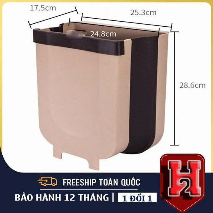 Sọt Rác Treo Tường Gấp Gọn ❤️FREESHIP❤️ Giảm 25k khi nhập mã [ wds01] - SIÊU TIỆN DỤNG và GỌN