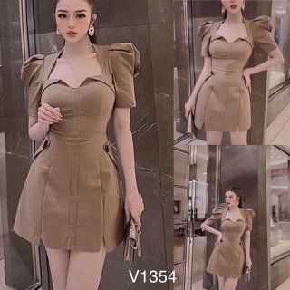 Đầm/Váy ôm tay bồng cúp ngực