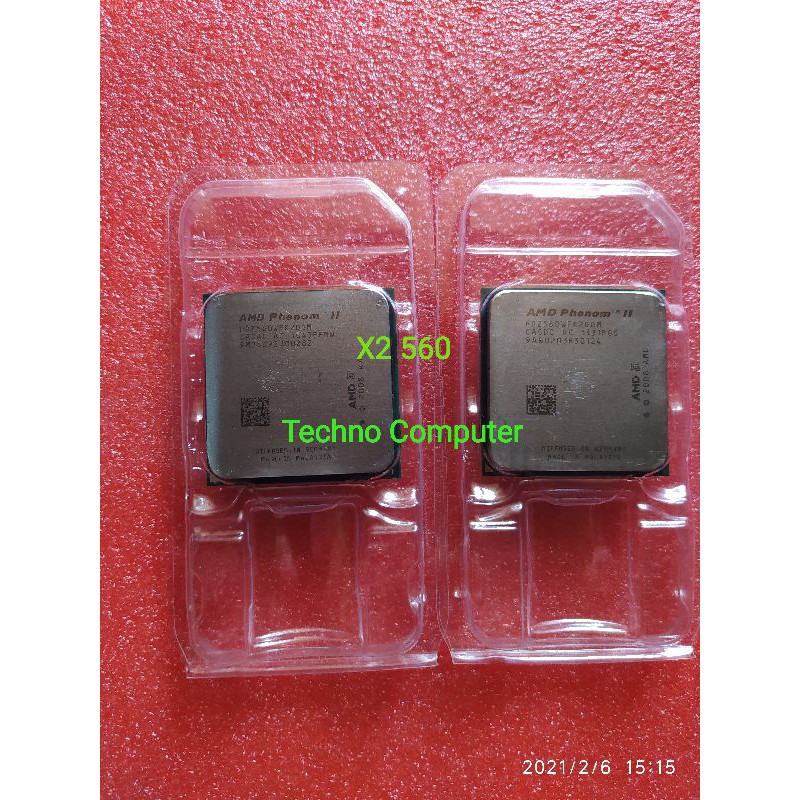 Máy Xử Lý Amd Am3 Phenom Ii X2 560 3.3ghz 2-cores 2-threads