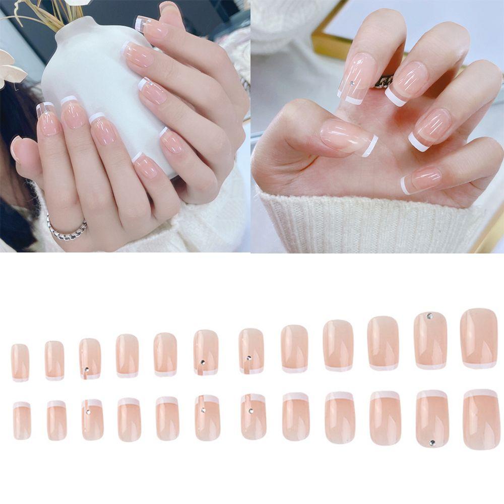 Bộ 24 Móng Tay Giả Che Phủ Toàn Diện Trang Trí Nghệ Thuật