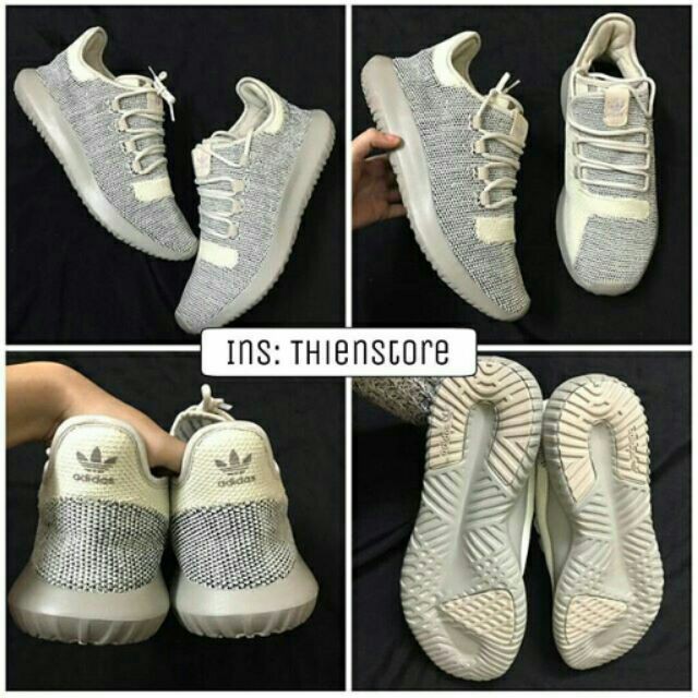 [Adidas giày]Adidas Tubular Shadow Knit (Brown) - Giày thể thao ?