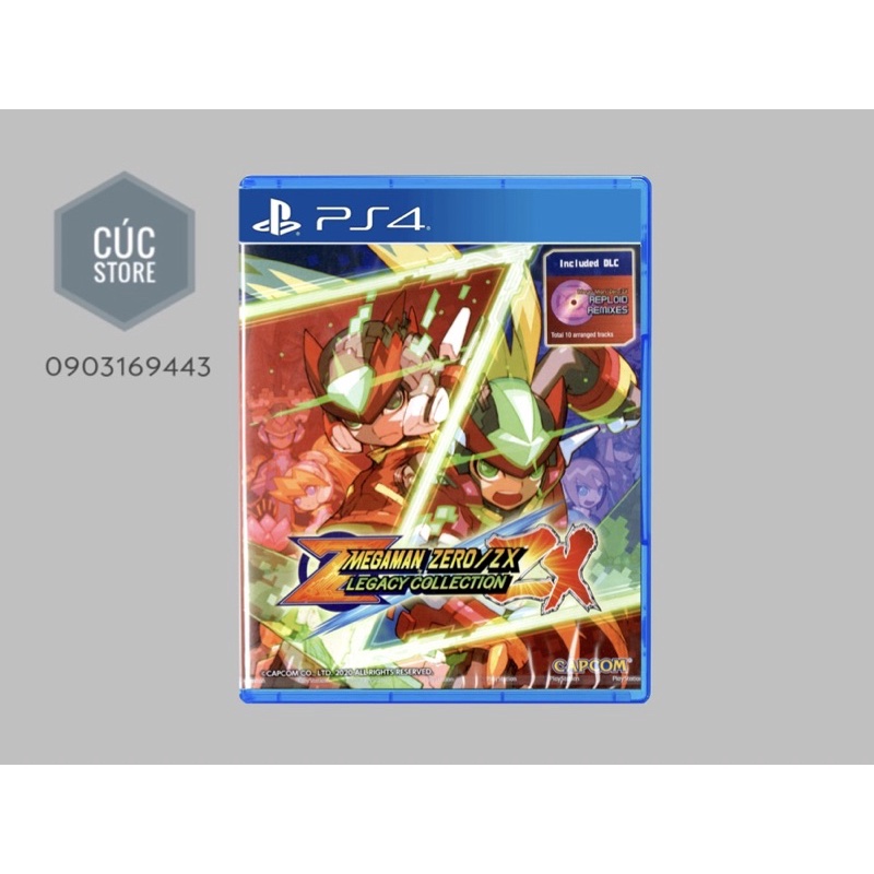 Đĩa chơi game PS4: Mega Man Zero/Zx Legacy Collection