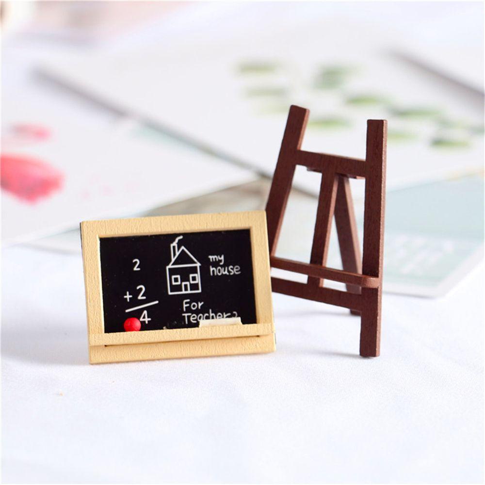 BEBETTERM Bảng Đen Mini 1: 6 / 1: 12 Trang Trí Nhà Búp Bê