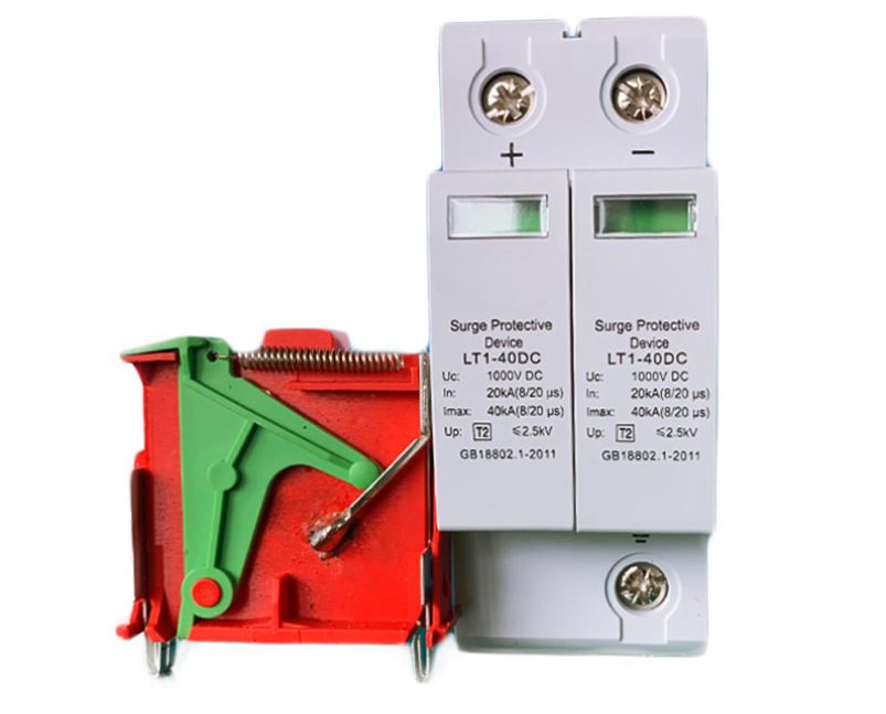 Bảo vệ chống sét lan truyền Quang Điện chống sét 1000V DC 40KA LT1-40