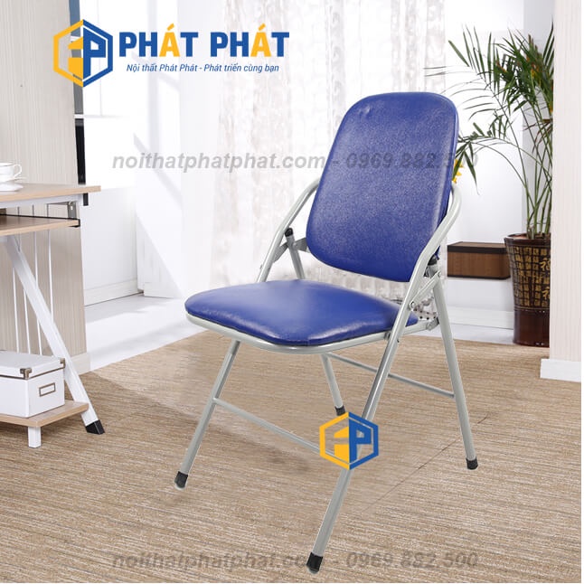 Ghế gấp chân sơn lưng dài Phát Phát G03, ghế gấp văn phòng giá rẻ cho mọi người