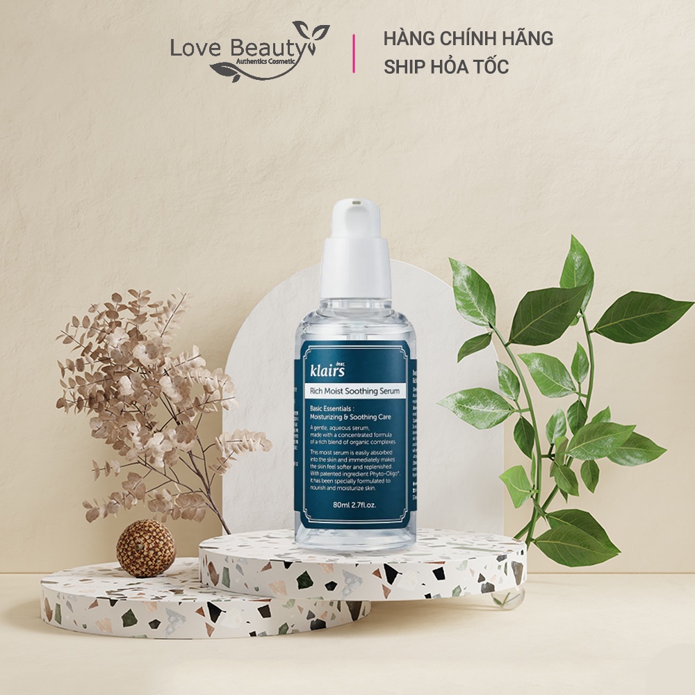 Tinh Chất Dưỡng Da Klairs Rich Moist Soothing Serum 80ml