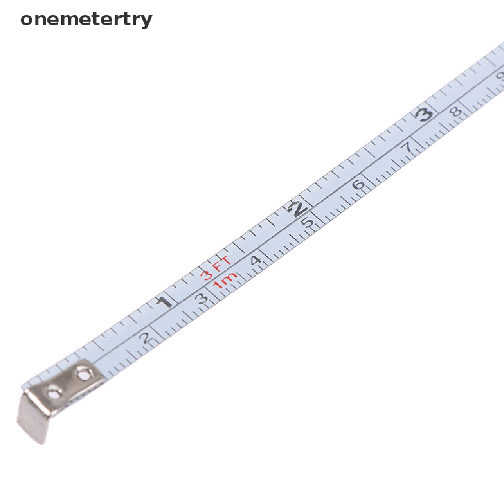 Thước Dây Bỏ Túi EM 1M / 3ft Bằng Thép Không Gỉ Có Móc Khóa Tiện Dụng