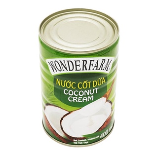 Nước Cốt Dừa Wonderfarm 400ml ( Lon )