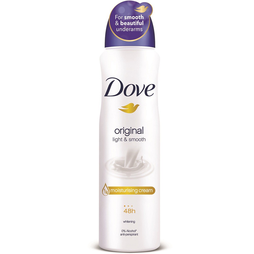 Xịt Khử Mùi Nữ 150Ml Dove Original, tatpham88 Chất Lượng Tạo Nên Niềm Tin.