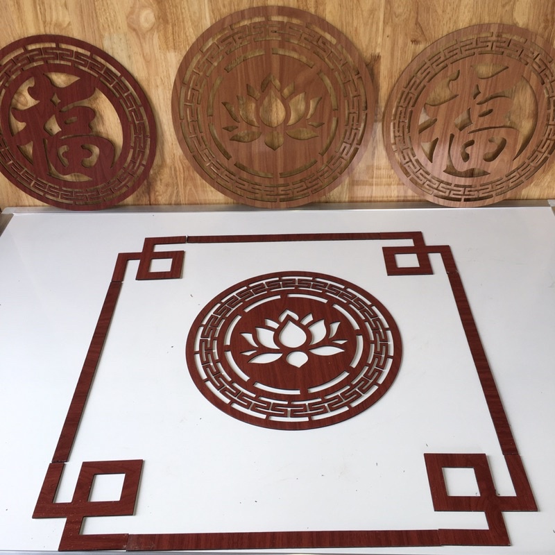 Bộ Chữ tròn trang trí + Viền Chiện