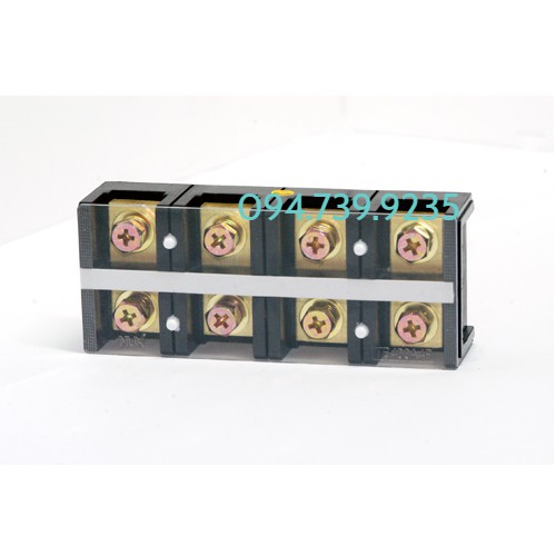 Cầu Đấu Khối 60A 4P Hanyoung Nux - Cầu Đấu Domino Hanyoung Nux 60A 4P - Cầu Đấu 60A 4 Mắt Hàn Quốc