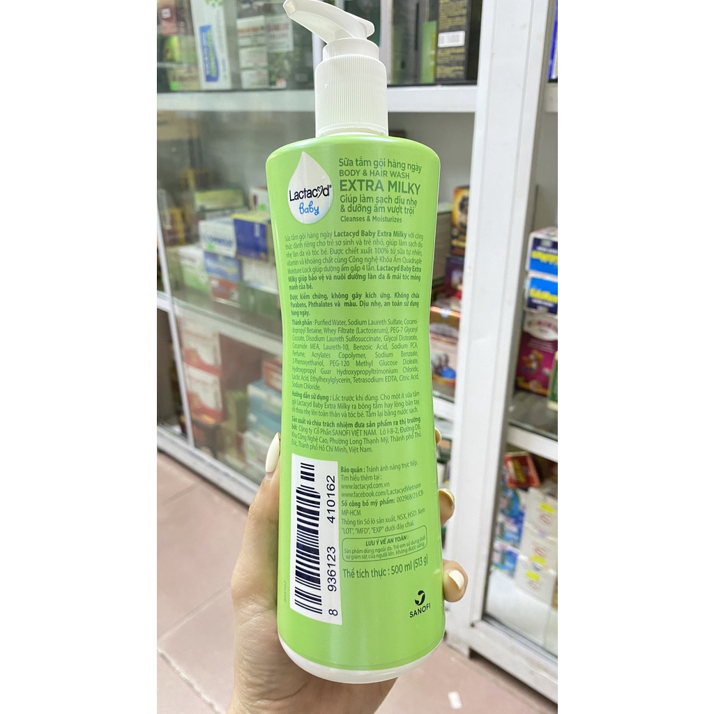 Sữa tắm Lactacyd milky 500ml