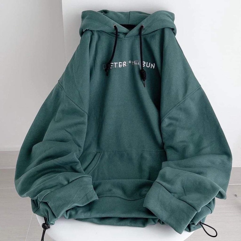 Áo hoodie chữ nhỏ in hai mặt TC12