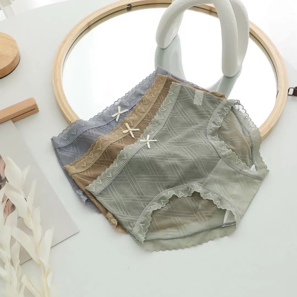 Quần lót nữ voan tuyết sọc chéo tiểu thư - Quần chip nữ cao cấp HAVANA FLQ122 | BigBuy360 - bigbuy360.vn