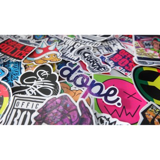 Combo hình dán cao cấp trang trí chủ đề Graffiti Sticker