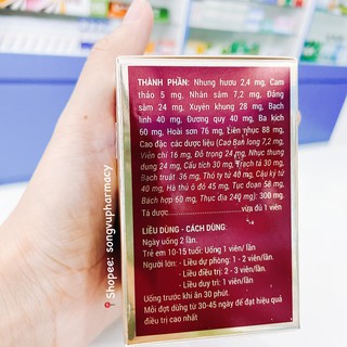 Sâm nhung bổ thận TW3 (Hộp 30 viên)