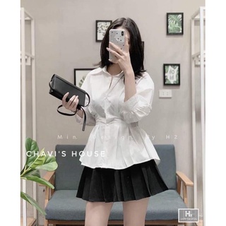 Sơ mi xếp ly