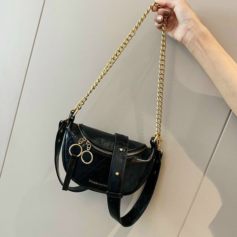 Túi đéo chéo bao tử trăng khuyết da mềm 🧡🧡🧡 siêu hot 2021