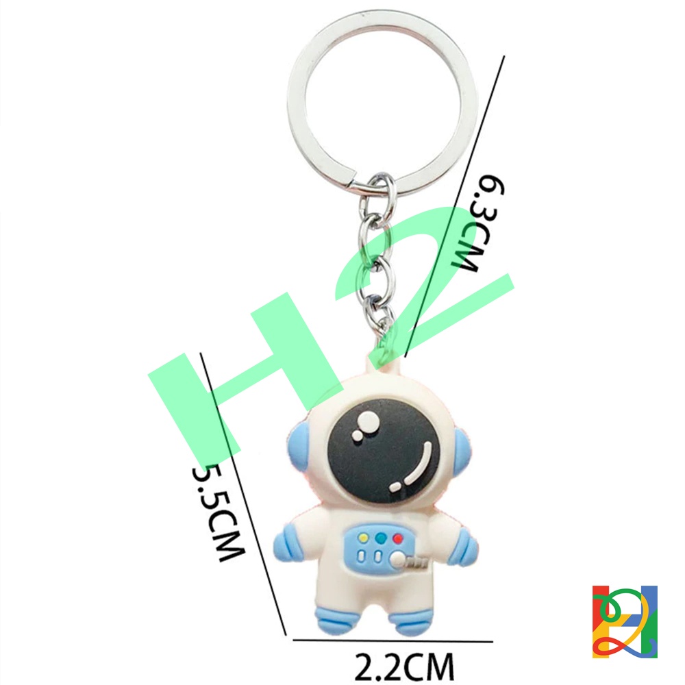 Móc khóa phi hành gia treo balo cute, hoạt hình xinh xắn, hình thú cực đáng yêu