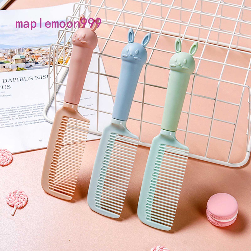 Lược Chải Tóc Bằng Nhựa Hình Thỏ Hoạt Hình Dễ Thương