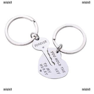 Set Móc Khóa Đôi Bằng Thép Không Gỉ Chất Lượng Cao Cho Nam Nữ