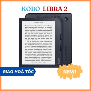 [NEW] Máy đọc sách Kobo Libra 2 - 2021, 7INCH hỗ trợ công nghệ ComfortLight PRO ánh sáng dịu, bộ nhớ 32GB