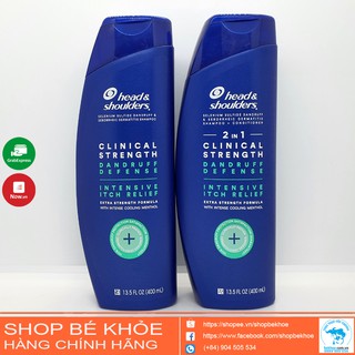 Dầu gội Head & Shoulders Clinical Strength - Head & Shoulders  Mỹ 400ml