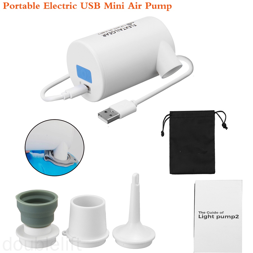 Portable USB Electric Mini Air Pump for Inflatable Toys Camping Airbeds Air Mattress Pump doublelift store