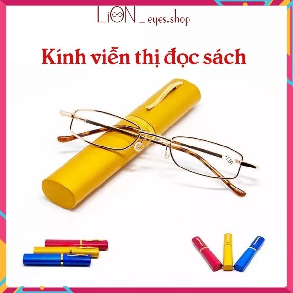 Kính đọc Sách cho người Lớn tuổi kèm hộp đựng nhỏ gọn